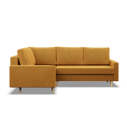 Ecksofa BLANK LO, Stoffart - Gruppe II, Füllung - Federkern, Seite - LINKS, Farbe - GELB