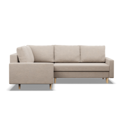 Ecksofa BLANK LO, Stoffart - Gruppe II, Füllung - Federkern, Seite - LINKS, Farbe - BEIGE