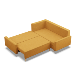Ecksofa BLANK LO, Stoffart - Gruppe II, Füllung - Federkern, Seite - RECHTS, Farbe - GELB