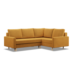 Ecksofa BLANK LO, Stoffart - Gruppe II, Füllung - Federkern, Seite - RECHTS, Farbe - GELB