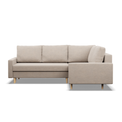 Ecksofa BLANK LO, Stoffart - Gruppe II, Füllung - Federkern, Seite - RECHTS, Farbe - BEIGE