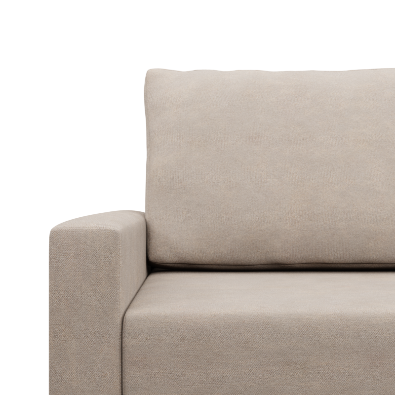 Ecksofa BLANK LO, Stoffart - Gruppe II, Füllung - Federkern, Seite - RECHTS, Farbe - BEIGE