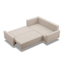 Ecksofa BLANK LO, Stoffart - Gruppe II, Füllung - Federkern, Seite - RECHTS, Farbe - BEIGE