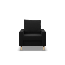 Sessel BLANK, Stoffart - I. Gruppe, Füllung - Schaumstoff, Farbe - SCHWARZ