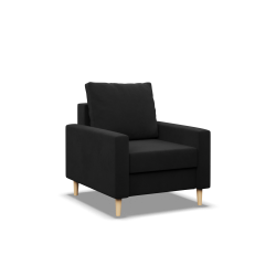 Sillón BLANK, Tipo de tela - Grupo I, Relleno - Espuma, Color - NEGRO