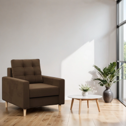 Chair BLANK, Fabric type - I group, Filling - Foam, Color - BROWN