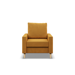 BLANK Armchair, Type of Fabric - Group II, Filling - Spring, Color - YELLOW