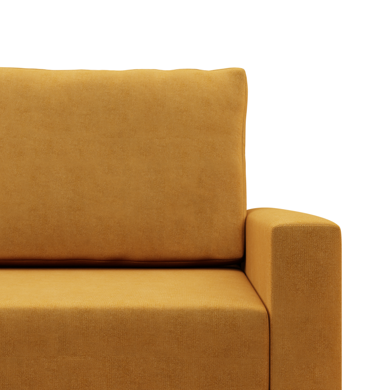 BLANK Armchair, Type of Fabric - Group II, Filling - Spring, Color - YELLOW