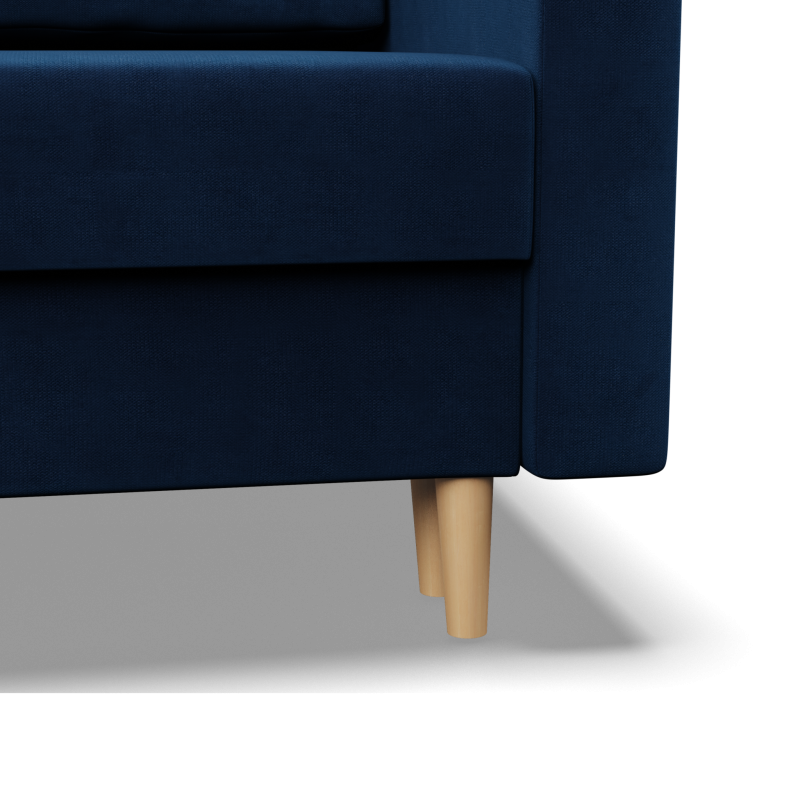 BLANK Armchair, Fabric Type - Group II, Filling - Spring, Color - NAVY BLUE