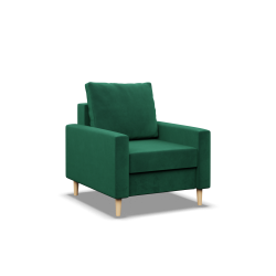 BLANK Armchair, Fabric type - Group II, Filling - Spring, Color - BOTTLE GREEN