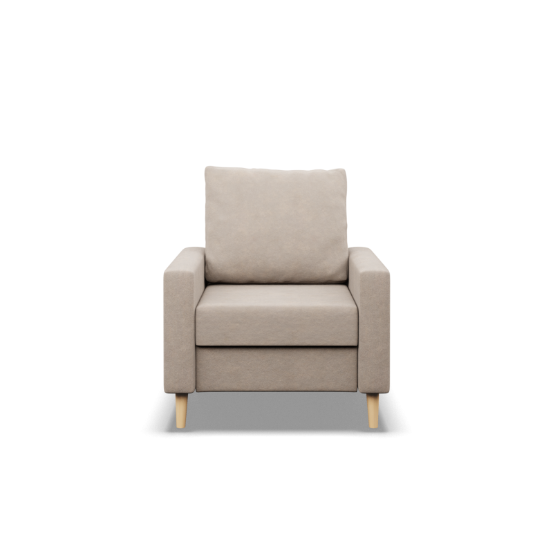 Sessel BLANK, Stoffart - Gruppe II, Füllung - Federkern, Farbe - BEIGE