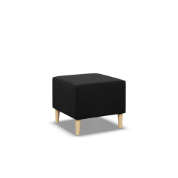 Pouf BLANK, Stoffart - Gruppe I, Farbe - SCHWARZ, Größe - 50x50