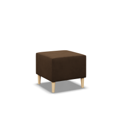 Sitzpouf BLANK, Stoffart - I. Gruppe, Farbe - BRAUN, Abmessung - 50x50