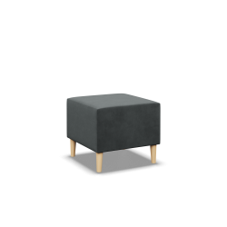 Pouf BLANK, Fabric type - Group II, Color - DARK GRAY, Size - 50x50