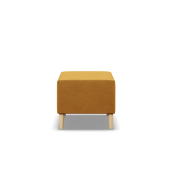 Pouf BLANK, Stoffart - Gruppe II, Farbe - GELB, Größe - 50x50