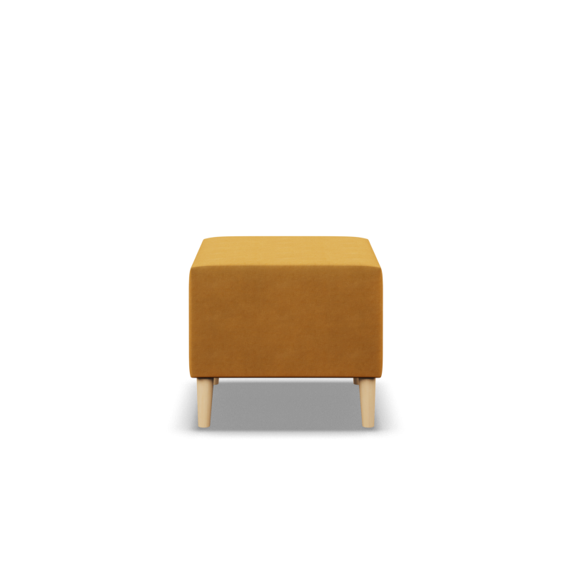 Pouf BLANK, Stoffart - Gruppe II, Farbe - GELB, Größe - 50x50