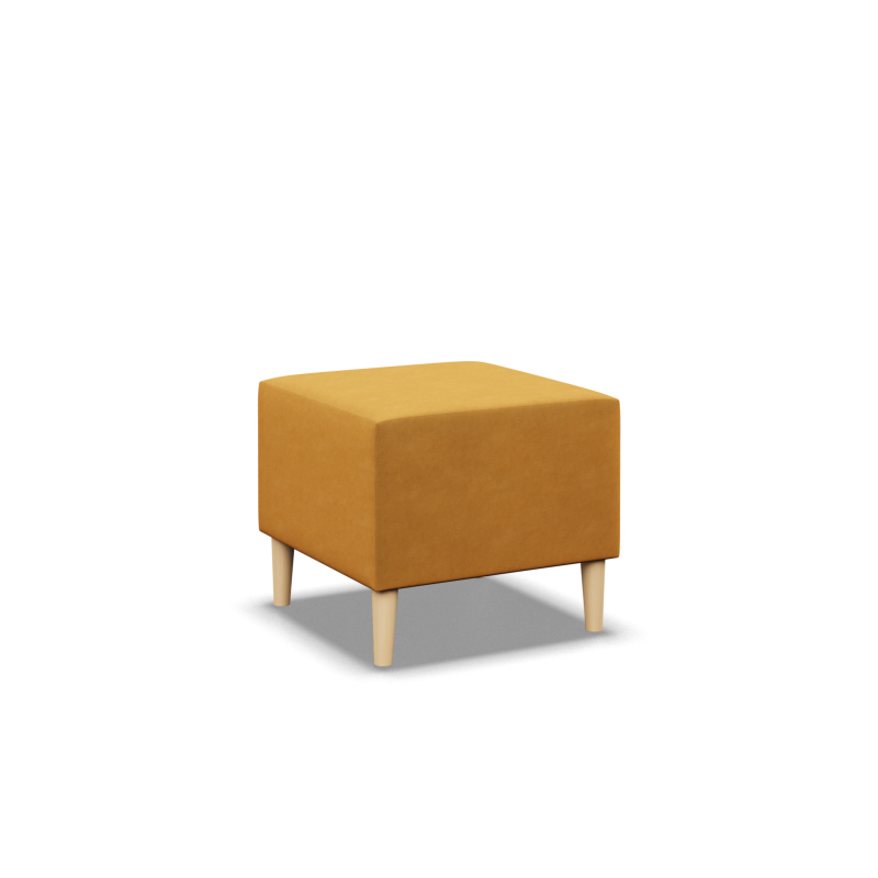 Pouf BLANK, Stoffart - Gruppe II, Farbe - GELB, Größe - 50x50