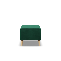 Pufa BLANK , Rodzaj tkaniny - II grupa, Kolor - BUTELKOWA ZIELEŃ, Wymiar - 50x50