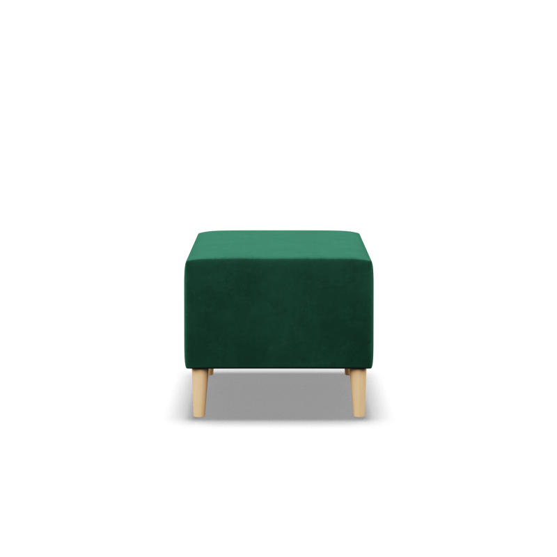 Pufa BLANK , Rodzaj tkaniny - II grupa, Kolor - BUTELKOWA ZIELEŃ, Wymiar - 50x50