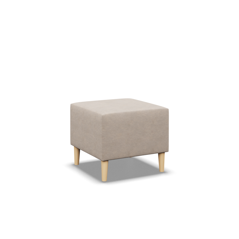 Puff BLANK, Stoffart - Gruppe II, Farbe - BEIGE, Größe - 50x50