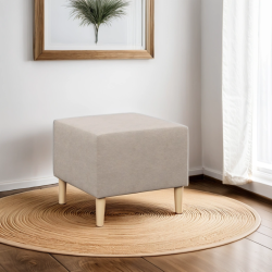 Puff BLANK, Stoffart - Gruppe II, Farbe - BEIGE, Größe - 50x50