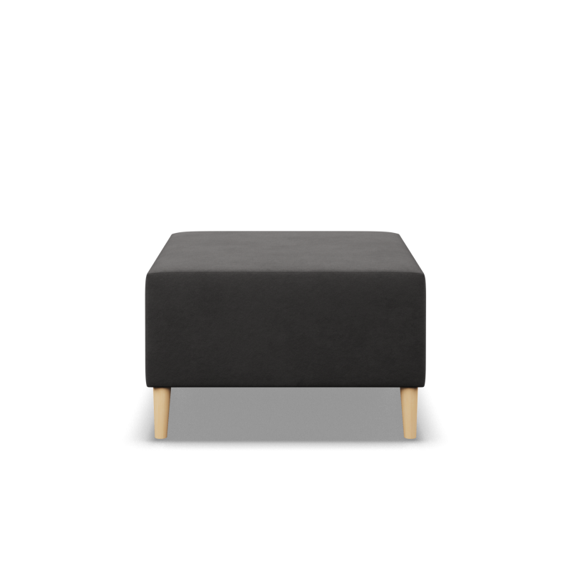 Pufa BLANK , Rodzaj tkaniny - I grupa, Kolor - SZARY, Wymiar - 70x70