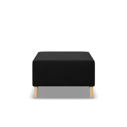 Pouf BLANK, Stoffart - Gruppe I, Farbe - SCHWARZ, Abmessung - 70x70