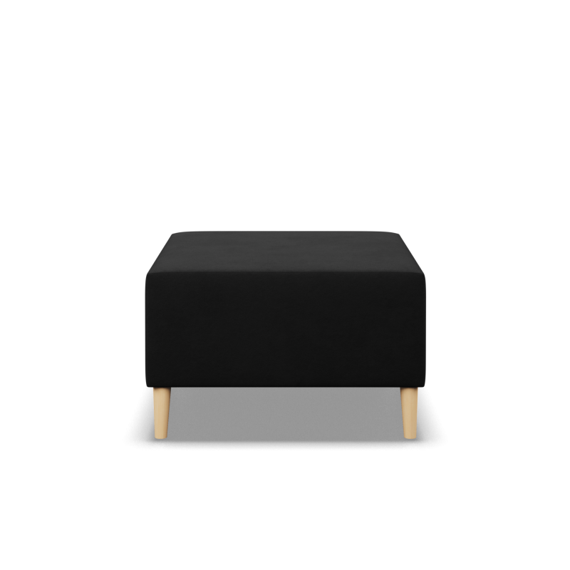 Pouf BLANK, Stoffart - Gruppe I, Farbe - SCHWARZ, Abmessung - 70x70