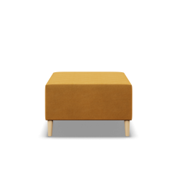 Sitzpouf BLANK, Stoffart - Gruppe II, Farbe - GELB, Abmessung - 70x70