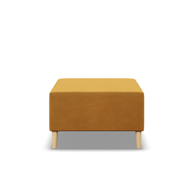 Sitzpouf BLANK, Stoffart - Gruppe II, Farbe - GELB, Abmessung - 70x70