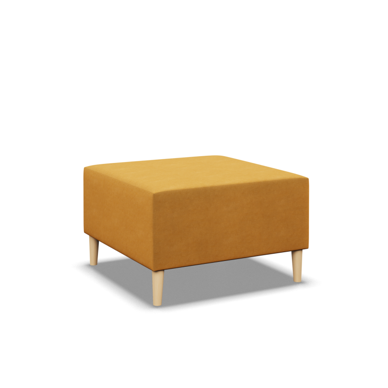 Sitzpouf BLANK, Stoffart - Gruppe II, Farbe - GELB, Abmessung - 70x70