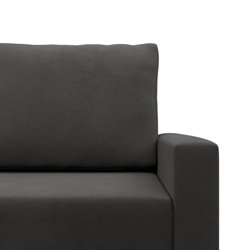 Ecksofa BLANK U, Stoffart - Gruppe I, Füllung - Schaumstoff, Farbe - GRAU