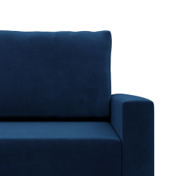 Ecksofa BLANK U, Stoffart - Gruppe II, Füllung - Federkern, Farbe - DUNKELBLAU