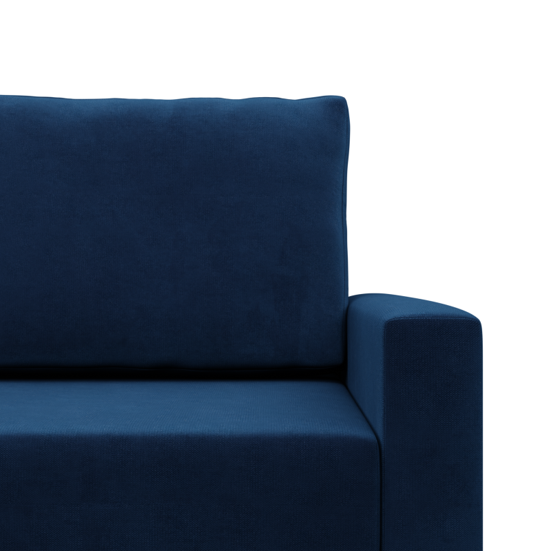 Ecksofa BLANK U, Stoffart - Gruppe II, Füllung - Federkern, Farbe - DUNKELBLAU