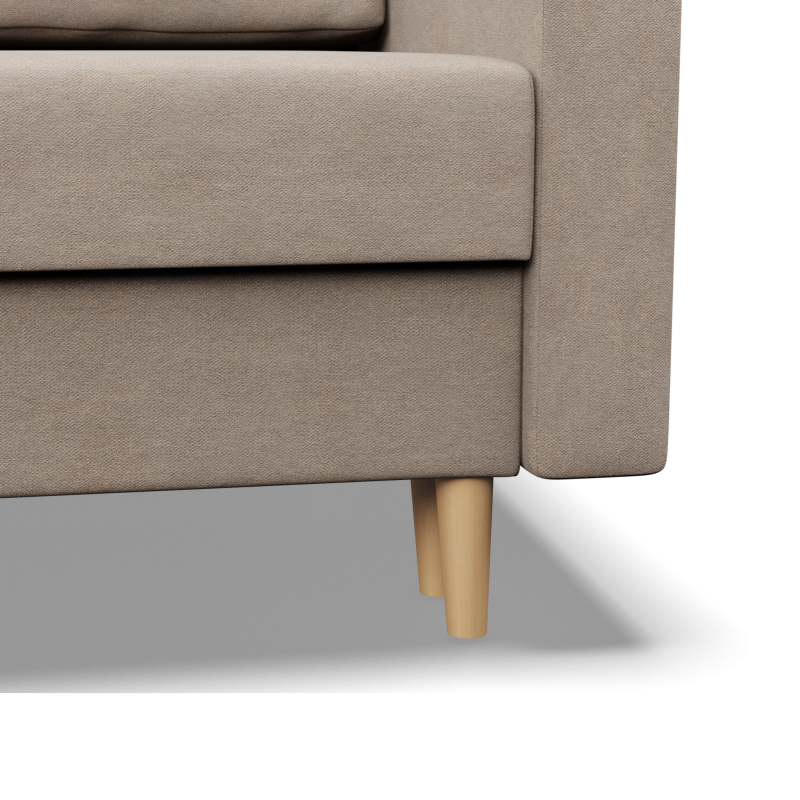 Sofá esquinero BLANK U, Tipo de tela - Grupo II, Relleno - De muelles, Color - BEIGE