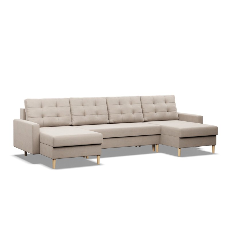 Ecksofa BLANK U, Stoffart - II Gruppe, Füllung - Federkern, Farbe - BEIGE