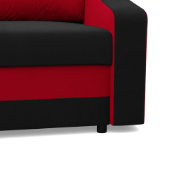 Sofa ORION, Color - BLACK + RED
