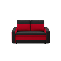 Sofa ORION , Kolor - CZARNY + CZERWONY