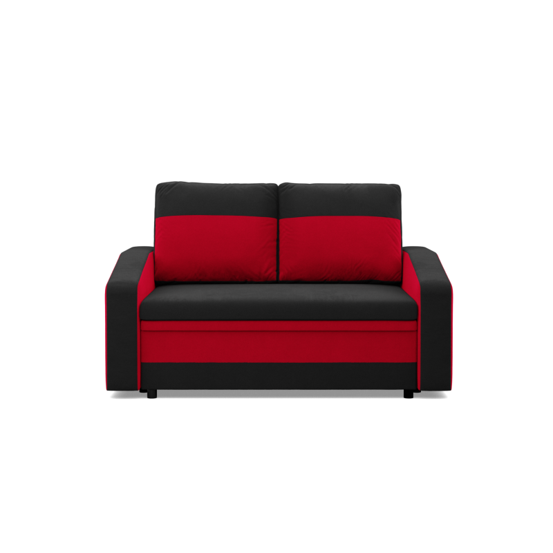 Sofa ORION , Kolor - CZARNY + CZERWONY