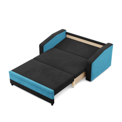 Sofa ORION, Color - BLACK + TURQUOISE