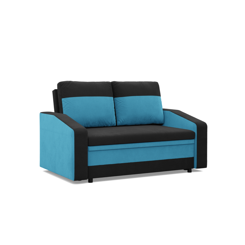 Sofa ORION, Color - BLACK + TURQUOISE