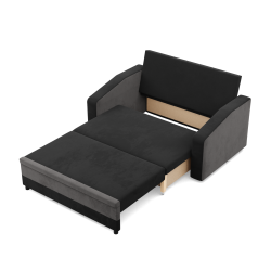 Sofa ORION, Farbe - SCHWARZ + GRAU