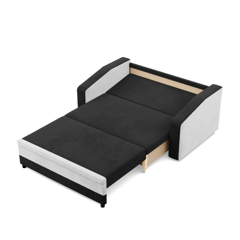 Sofa ORION, Farbe - SCHWARZ + WEISS