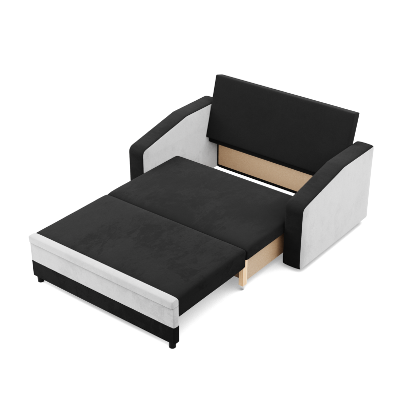 Sofa ORION , Kolor - CZARNY + BIAŁY