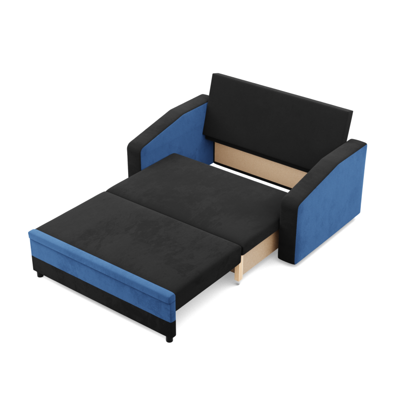 Sofa ORION , Kolor - CZARNY + ATRAMENTOWY