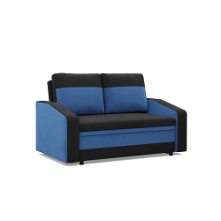 Sofá ORION, Color - NEGRO + AZUL MARINO