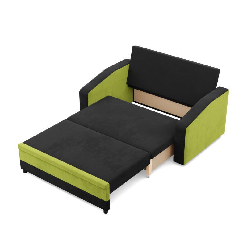 Sofa ORION, Color - BLACK + LIME