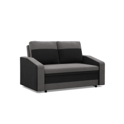 Sofa ORION, Farbe - GRAU + SCHWARZ