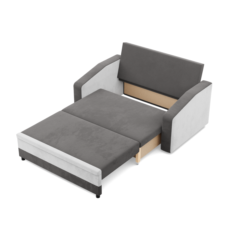 Sofa ORION, Farbe - GRAU + WEISS