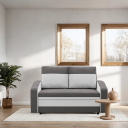 Sofa ORION, Farbe - GRAU + WEISS